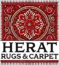 Vibrant floral pattern rug in red and cream, ideal for stylish home decor accents.