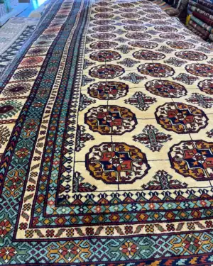 Dusty Teal Mamluk Rug | 6ft 8in x 9ft 8in